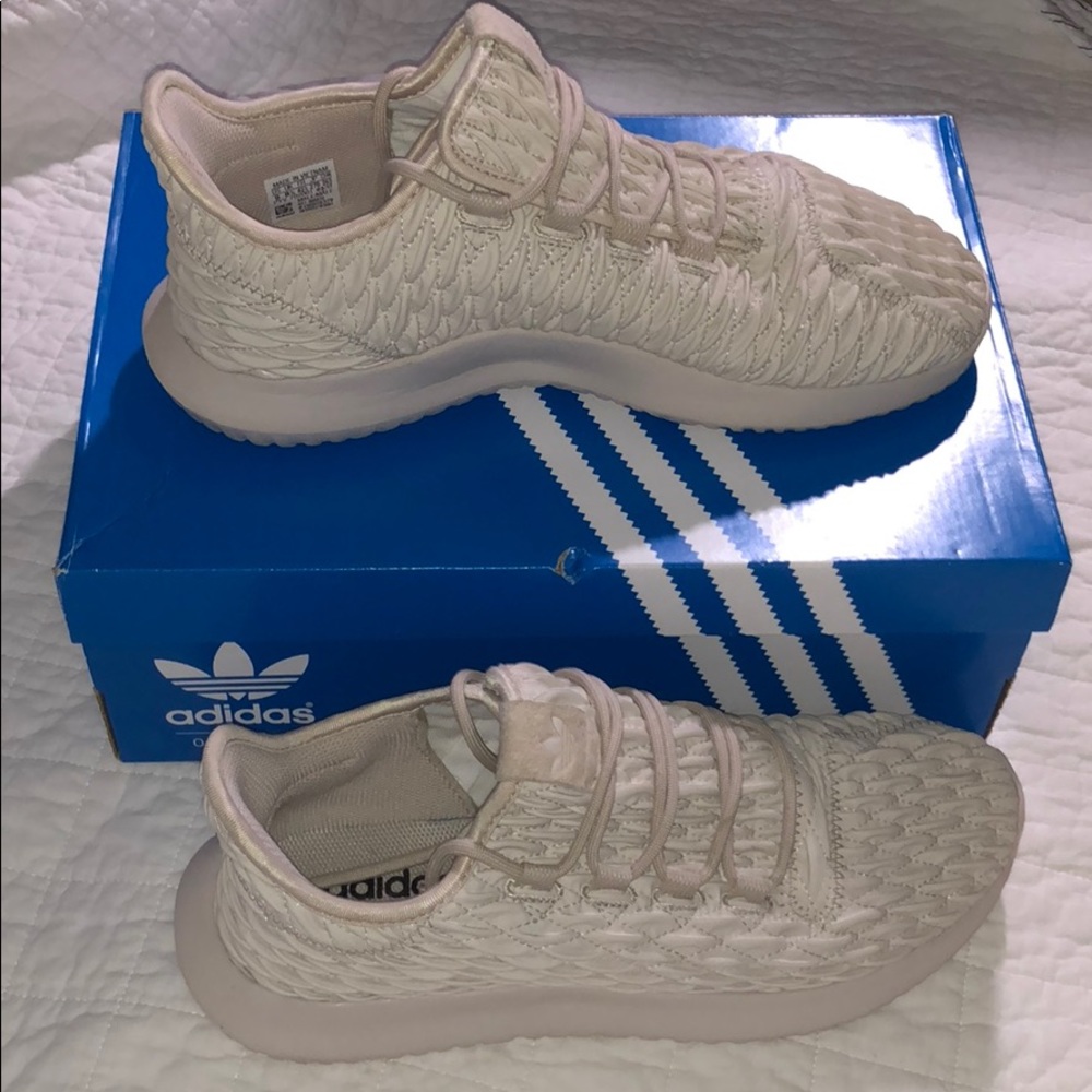 Beige Adidas Tubular Shadow, WORN ONCE